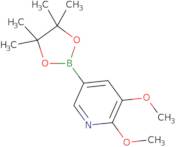 2,3-Dimethoxy-5-(4,4,5,5-tetramethyl-1,3,2-dioxaborolan-2-yl)pyridine