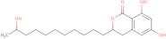 3,4-Dihydro-6,8-dihydroxy-3-(10-hydroxyundecyl)isocoumarin