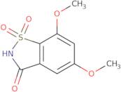 5,7-Dimethoxy-2,3-dihydro-1,2-benzothiazole-1,1,3-trione