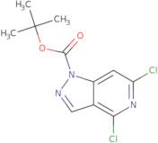 4,6-Dichloro- 1, 1- dimethylethyl ester 1H- pyrazolo[4, 3- c] pyridine- 1- carboxylic acid