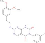 7-{[2-(3,4-Dimethoxyphenyl)ethyl]amino}-3-(3-fluorophenyl)pyrimido[4,5-d]pyrimidine-2,4(1H,3H)-dione