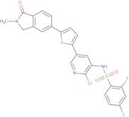 2,4-Difluoro-N-[2-chloro-5-[5-(2-methyl-1-oxoisoindolin-5-yl)thien-2-yl]pyridin-3-yl]benzenesulfon…