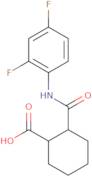 2-(N-(2,4-Difluorophenyl)carbamoyl)cyclohexanecarboxylic acid