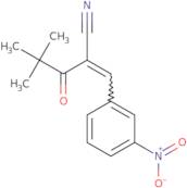 2-(2,2-dimethylpropanoyl)-3-(3-nitrophenyl)prop-2-enenitrile