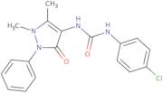 1-(2,3-dimethyl-5-oxo-1-phenyl(3-pyrazolin-4-yl))-3-chlorophenylurea