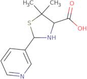 5,5-Dimethyl-2-(3-pyridyl)-1,3-thiazolidine-4-carboxylic acid