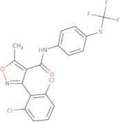 (3-(2,6-dichlorophenyl)-5-methylisoxazol-4-yl)-N-(4-(trifluoromethylthio)phenyl)formamide