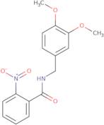 N-((3,4-dimethoxyphenyl)methyl)(2-nitrophenyl)formamide