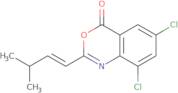 6,8-dichloro-2-(3-methylbut-1-enyl)benzo[d]1,3-oxazin-4-one