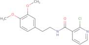 N-(2-(3,4-dimethoxyphenyl)ethyl)(2-chloro(3-pyridyl))formamide