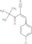 2-(2,2-Dimethylpropanoyl)-3-(4-chlorophenyl)prop-2-enenitrile