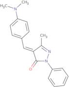 4-((4-(dimethylamino)phenyl)methylene)-3-methyl-1-phenyl-2-pyrazolin-5-one
