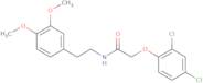 2-(2,4-dichlorophenoxy)-N-(2-(3,4-dimethoxyphenyl)ethyl)ethanamide