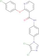 N-(4-(4,5-dichloroimidazolyl)phenyl)(2-(4-chlorophenoxy)(3-pyridyl))formamide