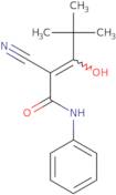 2-(2,2-dimethylpropanoyl)-3-hydroxy-3-(phenylamino)prop-2-enenitrile