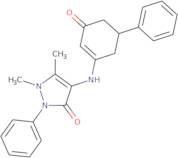 2,3-dimethyl-4-((3-oxo-5-phenylcyclohex-1-enyl)amino)-1-phenyl-3-pyrazolin-5-one