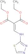 diethyl 2-((2,4,5-thiadiazolylamino)methylene)propane-1,3-dioate