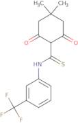 5,5-dimethyl-2-(thioxo((3-(trifluoromethyl)phenyl)amino)methyl)cyclohexane-1,3-dione