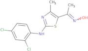 (2,4-dichlorophenyl)(3-((hydroxyimino)ethyl)-4-methyl(2,5-thiazolyl))amine