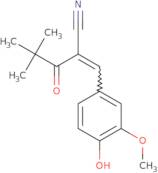 2-(2,2-dimethylpropanoyl)-3-(4-hydroxy-3-methoxyphenyl)prop-2-enenitrile