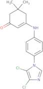 3-((4-(4,5-Dichloroimidazolyl)phenyl)amino)-5,5-dimethylcyclohex-2-en-1-one