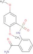 2-(((2,5-dimethoxyphenyl)sulfonyl)amino)benzamide