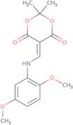5-(((2,5-Dimethoxyphenyl)amino)methylene)-2,2-dimethyl-1,3-dioxane-4,6-dione