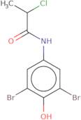 N-(3,5-Dibromo-4-hydroxyphenyl)-2-chloropropanamide