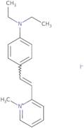 diethyl(4-(2-(1-methyl(2-pyridyl))vinyl)phenyl)amine, iodide