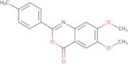 6,7-dimethoxy-2-(4-methylphenyl)benzo[d]1,3-oxazin-4-one