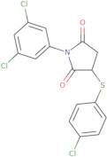 1-(3,5-dichlorophenyl)-3-(4-chlorophenylthio)pyrrolidine-2,5-dione