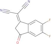 2-(5,6-Difluoro-3-oxo-2,3-dihydro-1h-inden-1-ylidene)malononitrile
