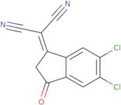 2-(5,6-Dichloro-2,3-dihydro-3-oxo-1H-inden-1-ylidene)malononitrile
