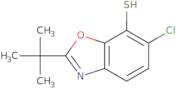 6-chloro-2-(1,1-Dimethylethyl)-1,3-benzoxazole-7-thiol