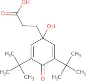 3-(3,5-Di-tert-butyl-1-hydroxy-4-oxocyclohexa-2,5-dien-1-yl)propanoic acid