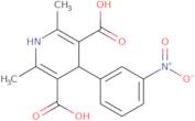 2,6-Dimethyl-4-(3-nitrophenyl)-1,4-dihydropyridine-3,5-dicarboxylic acid