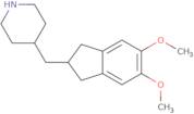 4-[(5,6-Dimethoxy-2,3-dihydro-1H-inden-2-yl)methyl]piperidine