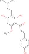 1-[2,4-Dihydroxy-6-methoxy-3-(3-methyl-2-buten-1-yl)phenyl]-3-(4-hydroxyphenyl)- 2-propen-1-one