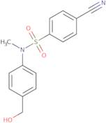 4-cyano-N-(4-(hydroxymethyl)phenyl)-N-methylbenzenesulfonamide