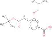 4-​[[(1,​1-​Dimethylethoxy)​carbonyl]​amino]​-​3-​(2-​methylpropoxy)-​benzoic acid