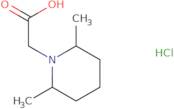 (2,6-Dimethylpiperidin-1-yl)acetic acid hydrochloride