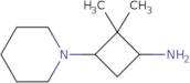2,2-Dimethyl-3-(1-piperidinyl)cyclobutanamine