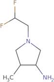 1-(2,2-Difluoroethyl)-4-methyl-3-pyrrolidinamine