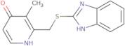 Des(trifluoroethyl) lansoprazole sulfide