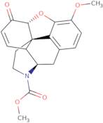 N-Descyclopropylmethyl-N-methoxycarbonyl-6,8-dehydro-3-O-methyl naltrexone