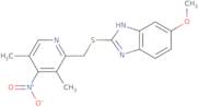 4-Desmethoxy-4-nitro omeprazole sulfide