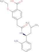 4-[2-[[(1S)-1-(2-Aminophenyl)-3-methylbutyl]amino]-2-oxoethyl]-2-ethoxybenzoic acid