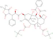 3'-De-tert-butoxycarbonylamino-3'-[3-(5,5-dimethyl-2,4-dioxo-1,3-oxazolidinyl)]-7,10-O-bis{[(2,2,2-trichloroethyl)oxy]carbonyl} doce taxel