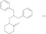 2-[(N,N-Dibenzylamino)methyl]cyclohexanone hydrochloride