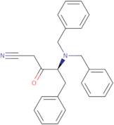 4S-4-Dibenzylamino-3-oxo-5-phenyl-pentanonitrile